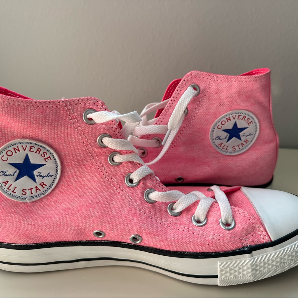 Converse All Star Pink Canvas High-Tops